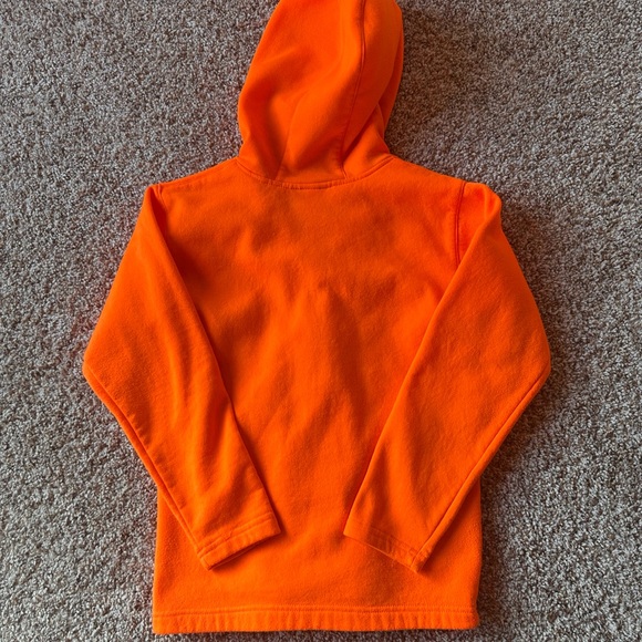 Bright Orange Kids Hoodie - Picture 2 of 3